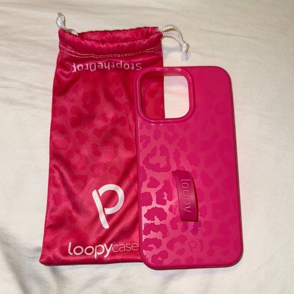 Loopy Case Pink Leopard Phone Case - IPhone 15 Pro Max